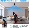 4K Security Cam with Night Vision and Built-in Battery Camera, Home/Office Camera Wireless Technology for Phone App Monitor GTYT