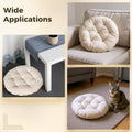 2 Pcs Cat Pillow Cushions, Cat Pillow Bed, Soft Fluffy Pet Pillows for Cats and Small Dogs, Washable Round Tufted Cushio