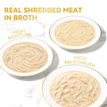 Shredded Chicken in Broth, Lickable Cat Treats, wet Cat Food Topper