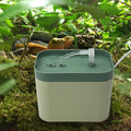 Reptile Water Bowl with Filtration System, Lizard Drinking Fountain, Bearded Dragon Tank Accessories, Reptile Habitat Wa