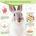 100PCS Timothy Hay Sticks for Rabbits Guinea Pigs Chinchillas Chew Treats, Natural Timothy Grass Molar Teeth Stick Bunny