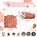 LYART Guinea Pig Rat Ferret Hammock and Warm Bed Small Pet Hideout Tunnel Cave Hanging Bunkbed Hammock Cage Toy for Hams