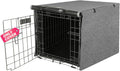 Seiyierr Dog Crate Cover - Kennel Covers Fit for 30 Inch Dogs Crate, Double Door Polyester for Wire Puppy Cage Indoor Ou