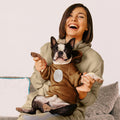 Small Dog Hoodie Soft Warm Fleece Fall Winter Dog Clothes Cute Puppy Sweaters Cat Coat Funny Blank Pullover Doggy Hooded