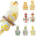 QBLEEV Bird Diapers, Reusable Cockatiel Flight Suit with Adjustable Straps