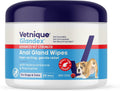 Vetnique Glandex Medicated Anal Gland Anti Itch Wipes for Dogs & Cats