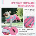 QBLEEV Dog Surgery Recovery Suit for Rear Legs, Long Back Leg Sleeve Pants