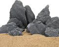 Aquarium Rock Natural Slate Rocks 2 to 4 inch Aquariums Stone for Aquascaping,Terrariums,Reptile Enclosures,Paludariums,