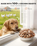 Freeze Dried Chicken Hearts for Cats & Dogs, 17.64 oz (1.1LB)