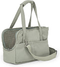Pet Dog Casual Crossbody Bag, Hands-Free One Shoulder Soft Edged Pet Bag, Fully Open Sunroof Cover with Mesh Window and 