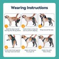 Dog Socks to Prevent Licking Paws, Breathable Soft Wound Protector for Dog's Back Legs, Anti-Slip Paw Cover Boots for In