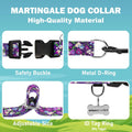 Martingale Collar for Dogs with Buckle Adjustable Nylon Slip No Pull Anti Escape Training Dog Collars