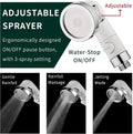 ZCONIEY Sink Faucet Sprayer Attachment, Shower Head Attaches To Tub Faucet, Dog Bathing Hose Shower Set for Laundry Bathroom Kitchen