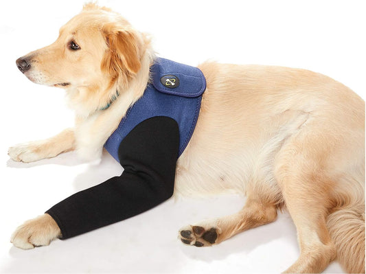 Coodeo Dog Recovery Suit, Cone Collar Alternative, Abrasion Resistant Dog Recovery Sleeve, Washable 2.5mm Thick and Wate