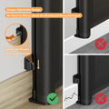 Retractable Baby Gate for Stairs 34" Tall Fits Up to 55" Wide