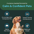 VETRISCIENCE Max Veterinary Strength Calm & Confident Chews, 45 Count