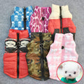 Winter Waterproof Windproof Dog Vest - Warm Dog Jacket for Cold Weather - Camouflage, Small (Teddy, Chihuahua, Yorkshire