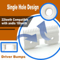3PCS Ceramic Coarse Replacement Blade Cutter Compatible with Andis 64440