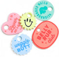 Pet Collar Charms 5-Pack – Stylish Dog & Cat Accessories, Durable and Lightweight Charms for Pet Collars, Easy to Attach