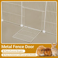 VISCOO 20 Panels Guinea Pig Cages, 48" x 24" x 16" Enclosed Rabbit Cage