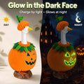 7 Inch Halloween Pumpkin Goose Outfit, Orange Glow in the Dark