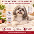 Warren London Butter Combo Dog Shampoo & Leave-in Conditioner, Milk & Honey/Guava & Mango, 8 oz Each, 2-Pack