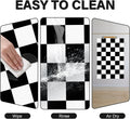 Pet Feeding Mat, 16"x 24" Absorbent Dog Food Mat, Checkered Cat Bowl Mats, Easy to Clean Pet Placemats, Quick Dry Dog Wa