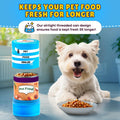Yellow Hydrant The Original Canned Dog Food Storage Container Patent Pending Reusable Airtight Can Cover Pet Food Sealer - Keeps Dog Food Can Fresh in the Fridge, Eliminates Odor, Easy to Use