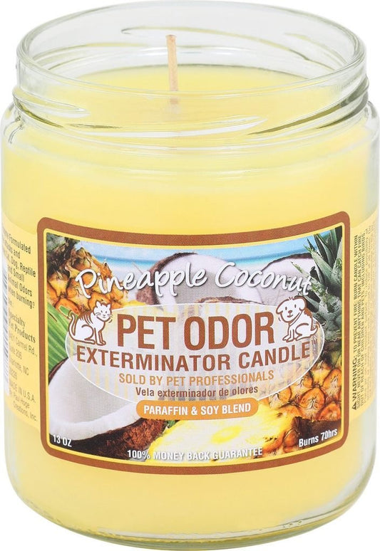 Specialty Pet Products Pet Odor Exterminator Candle, Pineapple & Coconut - Pack of 2