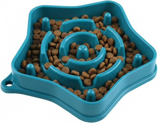 Sufisat Pet Slow Feeder Bowl for Small Dogs, Puzzle Feeder for Petite Dogs, Anti-Choking, Slow Eating, 350ML Capacity, BPA-Free, Small Size