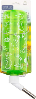 Lixit® Critter Bright Water Bottles for Hamsters, Rabbits, Chinchillas, Ferrets, Guinea Pigs and Other Small Animals - M