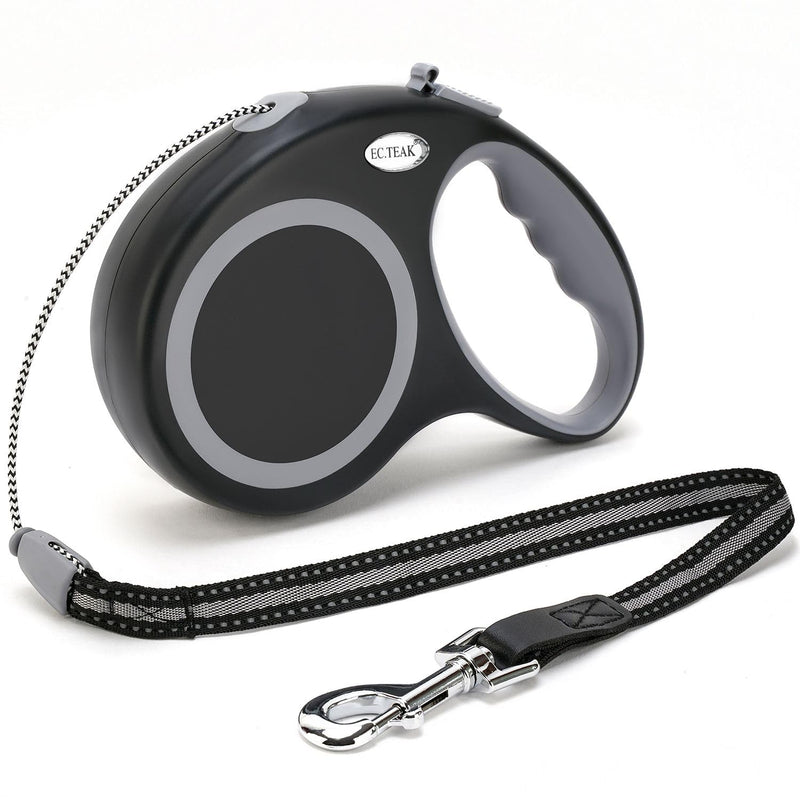 Retractable Dog Leash, 30 FT Dog Walking Leash for Small Medium Large Dogs up to 110 lbs, Heavy Duty No Tangle, Black