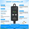 hygger Aquarium Wave Maker for 5-10 Gallon Fish Tanks, Adjustable DC Power Heads for Aquarium with Controller, Aquarium 