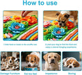 15.4" Snuffle Mat for Small Dogs Cats - Dog Sniff Mat Blue