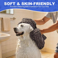WOUSEDO Microfiber Chenille Dog Towel 1 Pack, Super Absorbent & Quick Dry
