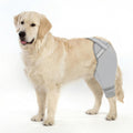Dog Rear Leg Sleeve to Stop Licking, Upgraded Hind Leg Cover to Stop Slipping, for TPLO Surgery, Skin Conditions, Wounds, Breathable Soft Fabric, Dog Cone Alternative, Right,S,Black-Gray