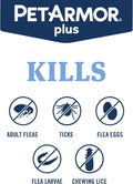 PetArmor Plus Flea & Tick Topical Cats 1.5 lbs+, 3-Month