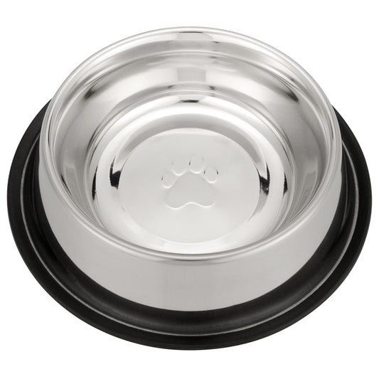 Neater Pet Brands - Stainless Steel No-Skid & Non-Tip Dog Bowl for Food or Water (64 oz, Stainless Steel)