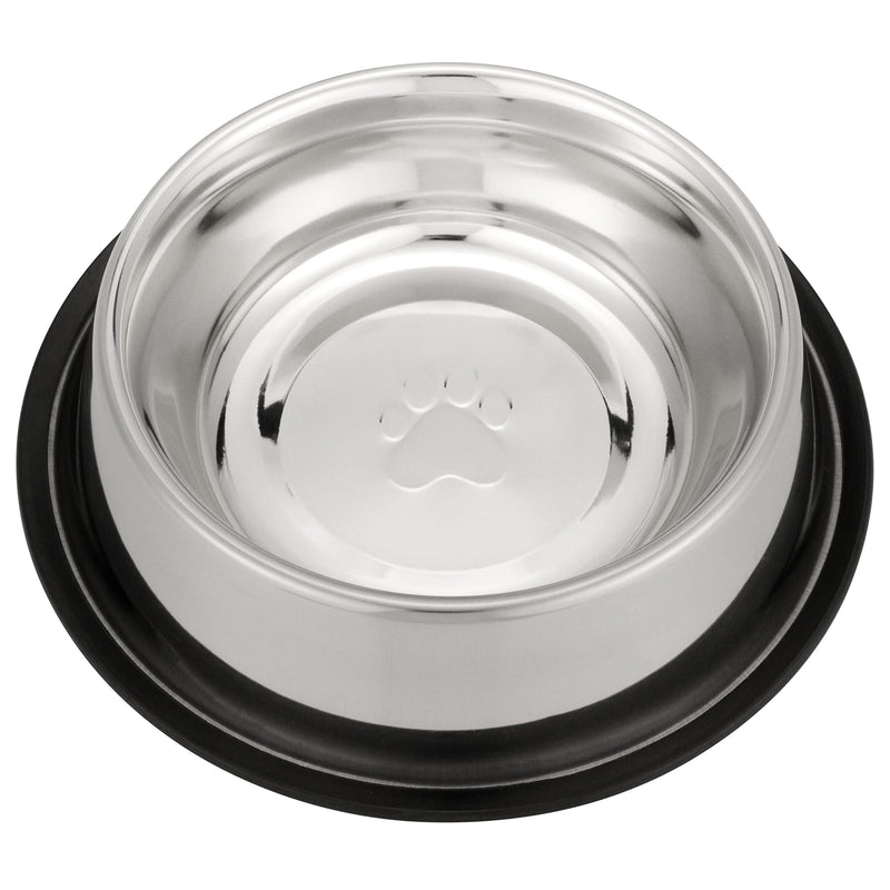 Neater Pet Brands - Stainless Steel No-Skid & Non-Tip Dog Bowl for Food or Water (64 oz, Stainless Steel)