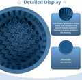 Dog Slow Feeder Lick Bowl, Freeze Lick Mat with Suction Cup