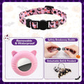 3 Pack Airtag Cat Collars Breakaway Halloween Cat Collar with Airtag Holder