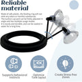4Pcs Betta Fish Tank Accessories, Betta Hammock, 2 Betta Fish Toys, 1 Betta Feeding Ring Provide a Comfortable Environme