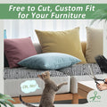 6.5FT Cat Repellent Mat Outdoor, Durable Plastic Cat Scat Mat with Spikes, Prickle Strip Deterrent for Gardens, Lawns, Y