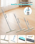 Carpet Rake for Pet Hair Removal, 54-Inch Handle, 5-Piece Set for Rugs