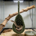 Snake Tank Accessories, Hanging Nylon Woven Hammock for Reptile, Habitat Enrichment Accessories for Snake, Gecko and Oth