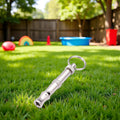 Silver Adjustable Ultrasonic Dog Whistle,Portable Whistle Pet Whistle Supersonic Whistle Dog Whistles for Pet Training,T