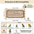 Bird Seagrass Mat Parrot Climbing Net Ladder Bridge Chew Toy