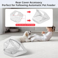 Rear Cover for Automatic Microchip Cat Pet Feeder - Prevents Persistent Pet from Getting Food from The Back of The Feeder