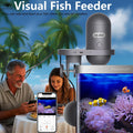 WiFi Automatic Fish Feeder for Aquarium, Fish Food Dispenser with Camera