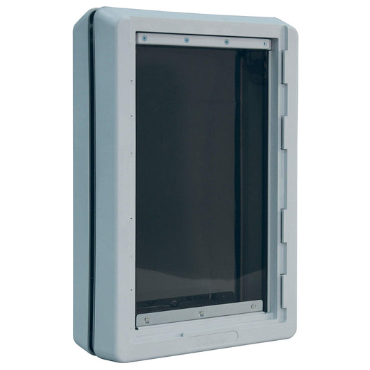 Ideal Pet Products Designer Series Ruff-Weather Pet Door with Telescoping Frame, Extra Large, 9.75" x 17" Flap Size